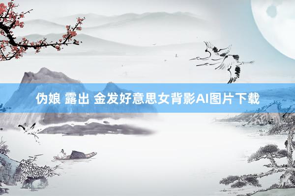 伪娘 露出 金发好意思女背影AI图片下载
